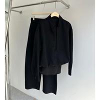 Ensemble de survêtement décontracté deux pièces effet faux deux pièces pour l'automne, tenue de sport ample pour la marche, sweat-shirt à manches longues + pantalon de survêtement, ensemble 2 pièces
