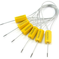 Precintos de Seguridad YC-S001 de Acero A8 y ABS, Autoblocantes, Numerados, a Prueba de Manipulación, para Camiones y Remolques