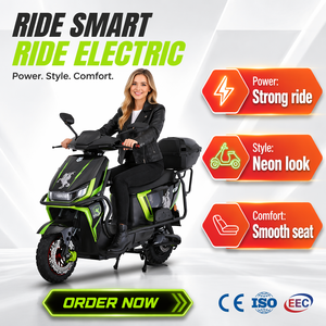 Bicicleta Eléctrica Barata con Motor sin Escobillas EU, Moto Eléctrica de 72v para Adultos, Scooter Eléctrico - Product Image 1