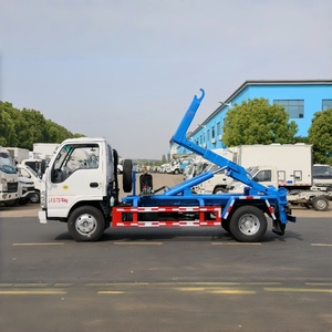 Camión de Basura con Gancho Elevador Diésel ISUZU 4x2 de 6 Toneladas, Camión de Basura con Brazo Rodante para Recolección de Residuos - Product Image 5