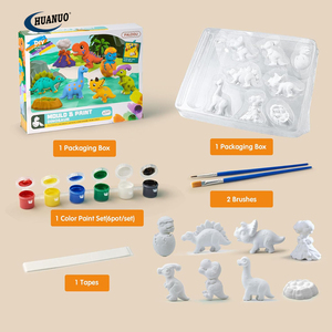 Ensemble d'artisanat pour enfants Kit de <span class=keywords><strong>peinture</strong></span> en <span class=keywords><strong>céramique</strong></span> Peignez vos propres Figurines en <span class=keywords><strong>céramique</strong></span> Kit de <span class=keywords><strong>peinture</strong></span> DIY Paster Painting - Product Image 6