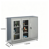 Archivador de Oficina de Acero Reforzado, Modelo H1090W900D400, Personalizable