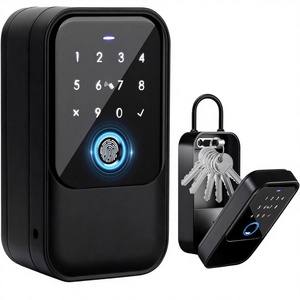 Boîte à clés intelligente Tuya TTlock avec empreinte digitale, Bluetooth, étanche, murale, sans clé, coffre-fort pour <span class=keywords><strong>Airbnb</strong></span>, bureau, OEM/ODM - Product Image 2