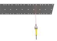 Sonda de Sensor de Fibra Óptica de Alta Elasticidad AKUSENSE PD-W32-Q, Reflexión Difusa, Tipo Through-Beam, Tiempo de Respuesta de 0.1ms, Salida NPN/PNP de 5V