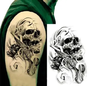 Adesivos de tatuagem máquina de henna do corpo adesivos temporário personalizado