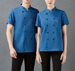 Haute Qualité M-4XL Cooking Chef Manteau Garçon Vestes <span class=keywords><strong>de</strong></span> Travail <span class=keywords><strong>Professionnel</strong></span> Uniforme Salopette <span class=keywords><strong>Tenue</strong></span> - Product Image 1