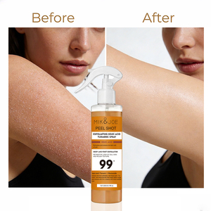 Spray Exfoliante Blanqueador OEM con Cúrcuma y Ácido Kójico, Limpieza Profunda, Suavizante e Hidratante para Cuerpo y Rostro - Product Image 2