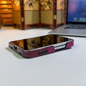 เคสโทรศัพท์หนัง PU หรูหราแบบแม่เหล็กสำหรับ iPhone Duo พร้อมปุ่มสัมผัส AI รองรับการชาร์จไร้สาย ดีไซน์บางเฉียบ ป้องกันอย่างดี - Product Image 4