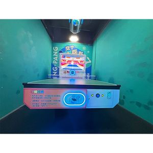 Unmanned Self-Service <b>Table</b> Tennis Machine for Arcade Coin-Operated Human-Machine Battle Practice and <b>Gaming</b> - Product Image 4