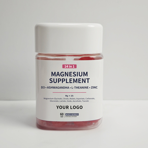 Gummies de magnésium complexe 14-en-1 à marque privée (<span class=keywords><strong>citrate</strong></span>, glycinate) avec Ashwagandha pour adultes – Végétaliennes, sans gluten, bienfaits antioxydants - Product Image 2