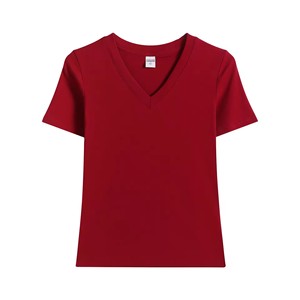Fabricants de vêtements – Nouveauté : T-shirt décontracté à manches courtes et col en V pour homme, en polyester/coton 230 grammes, idéal pour l'été - Product Image 2