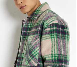 2024 nueva temporada camisa gruesa a <span class=keywords><strong>cuadros</strong></span> para <span class=keywords><strong>hombre</strong></span> estilo de moda chaqueta a <span class=keywords><strong>cuadros</strong></span> de alta calidad - Product Image 3