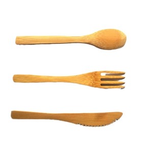 Postres creativos transfronterizos, juegos de cubiertos gourmet, juegos de cubiertos de madera natural, juegos de cubiertos de bambú, personalizables. - Product Image 4