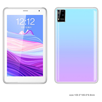 Tablette PC Android 7 pouces 4G Quad Core Smart USB WiFi 16/32/64/128 Go de RAM pour l'apprentissage des enfants à domicile Android 13 Version All