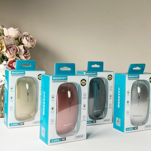 800/1000/1600 डीपीआई की एलईडी लाइट मिनी वायरलेस माउस यूएसबी रिसीवर 500 माह रिचार्जेबल बैटरी 2.4 लैपटॉप कंप्यूटर के लिए - Product Image 5