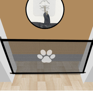 Pet partition <b>fence</b> without holes - Dog isolation net - Portable folding dog barrier safety protection net <b>fence</b> - Product Image 4