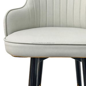 <span class=keywords><strong>Chaise</strong></span> <span class=keywords><strong>de</strong></span> bar pivotante à dossier haut, style nordique, pour cuisine, prix d'usine, vente en gros - Product Image 3