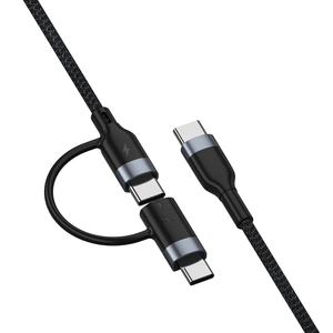 Per apple tipo C PD cavo dati <span class=keywords><strong>2</strong></span> in 1 PD cavo di ricarica rapida 1 trascinamento <span class=keywords><strong>2</strong></span> PD ricarica <span class=keywords><strong>Flash</strong></span> 20W per cavo telefonico per samsung - Product Image 6