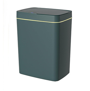 Poubelle intelligente électronique automatique en plastique, étanche, avec capteur de mouvement et couvercle, pour la maison, le mur, la cuisine ou la salle de bain - Product Image 1