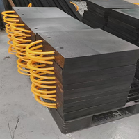Plaques de support antidérapantes en polyéthylène haute densité pour grue, fournisseur en gros, épaisseur personnalisée, plaques de support UHMWPE pour stabilisateurs