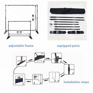 Unique Retractable Stand <b>Wall</b> to <b>Display</b> Convenient <b>Wall</b> Backdrop Promotion Portable Backdrop Telescopic - Product Image 5