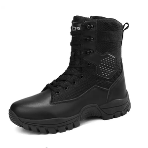 Botas Tácticas de Senderismo y Montañismo DFB928 Personalizadas en Negro y Caqui - Product Image 4