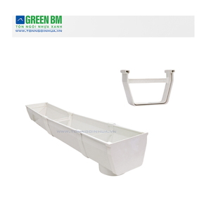 Système de drainage d'eau pour toiture en PVC abordable, durable et étanche, fabriqué au Vietnam, service personnalisé, OEM ODM Gouttière - Product Image 4