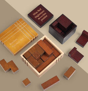 Vendita all'Ingrosso di Puzzle 3D in Legno, Gioco Mentale Stimolante, Antistress, Sfida Spaziale - Product Image 3