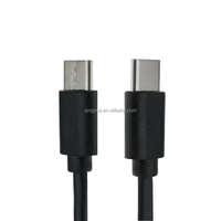 Câble de charge rapide USB-C vers Type C 30CM 3A 60W PD avec gaine en PVC pour téléphones portables, banques d'alimentation, ordinateurs, appareils photo et écouteurs