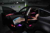 Éclairage LED intérieur amélioré ZX OEM pour Audi A7 C7 modèles 2011-2018, éclairage ambiant Symphony 64 couleurs, accessoires de garniture 12V