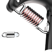 Entrenador de Antebrazo con Resistencia Ajustable de 5-60 kg para Pantalla LCD, Equipo de Gimnasio y Fitness en Casa, Fortalecedor Digital de Agarre de Mano, Negro