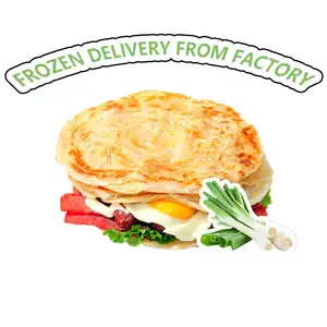 320 Chinese local grain food snacks wheat flour products spring onion flavor instant frozen fried silk shredded pancake