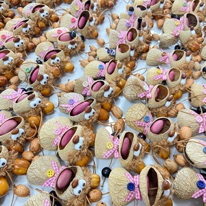 Handmade Nutshell Doll Kit Craft Supplies For Diy Decor Ornament Pendant Souvenir Gift - Product Image 2