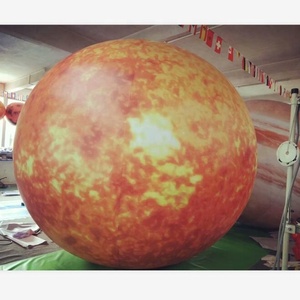 Globo de planetas inflables con iluminación LED gigante para el Festival de la luna del medio Otoño, decoración de eventos, globo de aire lunar - Product Image 6
