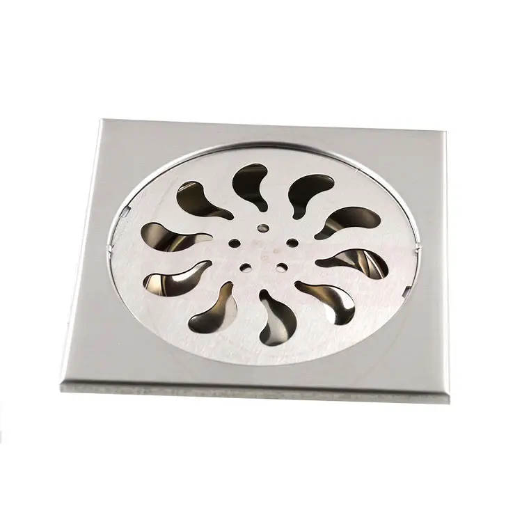 Hot Selling Wholesale 6" Cheap Stainless Steel Floor Drain Bathroom Floor Drain