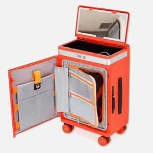 Large-Capacity Makeup Mirror Suitcase Unisex Travel Luggage Durable Trolley Case <b>Lock</b> Fixed Casters GZ RTS Bulk Mixed Order - Product Image 2