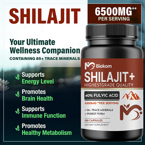 แคปซูลสารสกัดจาก shilajit ออร์แกนิกบริสุทธิ์อาหารเสริมเพื่อสุขภาพสำหรับผู้ชายผู้หญิงแคปซูล120เพื่อสุขภาพ - Product Image 3