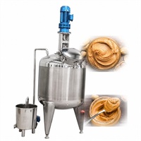 Cuve de dégazage pour beurre de cacahuète, 500L, en acier inoxydable, dégazage sous vide, vente en gros, direct usine, pour la transformation alimentaire commerciale