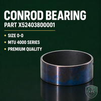 Coussinet de bielle X52403800001, pièces de rechange pour moteur de générateur marin diesel, compatible avec le piston MTU