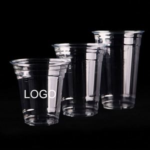 Gobelets à café jetables en plastique transparent avec logo personnalisé, 12 oz et 16 oz, gobelets transparents pour boissons froides, café glacé, pour cadeaux - Product Image 1