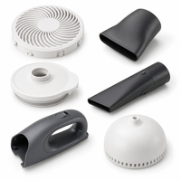 Pièces moulées par injection plastique personnalisées OEM ODM, boîtiers d'appareils électroménagers, ventilateurs, aspirateurs, composants de coque en plastique