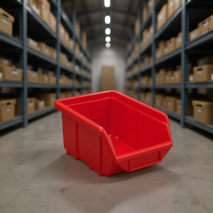 Contenedor Apilable Rojo 5003/1A de Plástico para Organización de Almacenes - Product Image 3