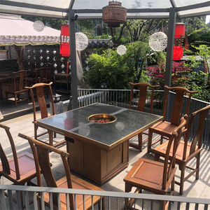 Bajo costo Certificación CE Hanbo Mesa de olla caliente sin humo Mesa de olla caliente comercial para Chuanxibuluo - Product Image 3