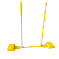 Poteau de filet de badminton mobile réglable en acier de haute qualité avec roues pour usage intérieur/extérieur, directement du fabricant chinois