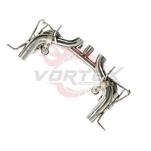 Vortex SS304 Valved Rear Muffler for Ferrari 458 Italia Spider 4.5L V8 F136 Performance Racing Axle <b>Back</b> Exhaust System - Product Image 2
