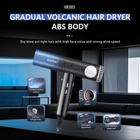 Sèche-cheveux professionnel KEMEI KM-6907 2000W compact, salon, BLDC sans balais, vent puissant, technologie ionique à très haute vitesse, coiffage