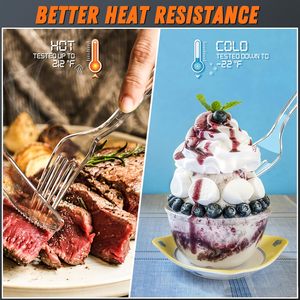 Xách tay Trọng lượng nhẹ tái sử dụng nhựa dao kéo cho các sự kiện ngoài trời chức năng trường & cắm trại dùng một lần dao kéo - Product Image 5