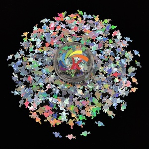 Paillettes en vrac pour nail art, formes <span class=keywords><strong>de</strong></span> Noël, paillettes épaisses, flèche <span class=keywords><strong>de</strong></span> <span class=keywords><strong>Cupidon</strong></span>, dollars, poisson, ballon, squelette - Product Image 4