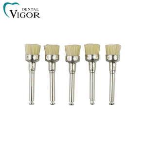 Cepillo de Pulido Dental Profiláctico, 100 Unidades/Caja, Tipo Cuenco con Cerdas, Desechable, para Limpieza Bucal, Materiales y Equipos Dentales - Product Image 1
