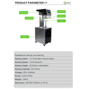 2022 Thiết Kế Mới Của Nhãn Hiệu Cá Ngừ Cá Hộp Thiếc Seamer Sealer - Product Image 3